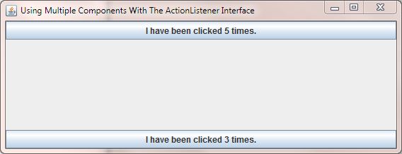 run OurActionListener2 class run OurActionListener2 class