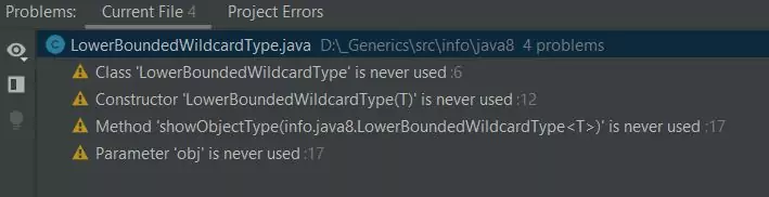 Build lower bounded wildcard type class Build lower bounded wilcard type class