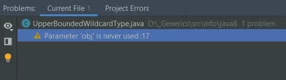 Build upper bounded wildcard type class Build upper bounded wilcard type class