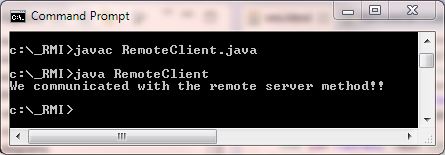 Create RMI Client Create RMI Client