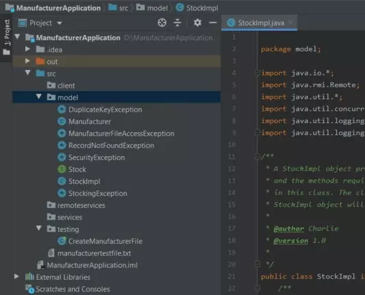 compile StockImpl class compile StockImpl class