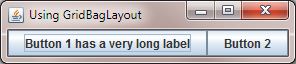 run GridBagLayoutExample class run GridBagLayoutExample class