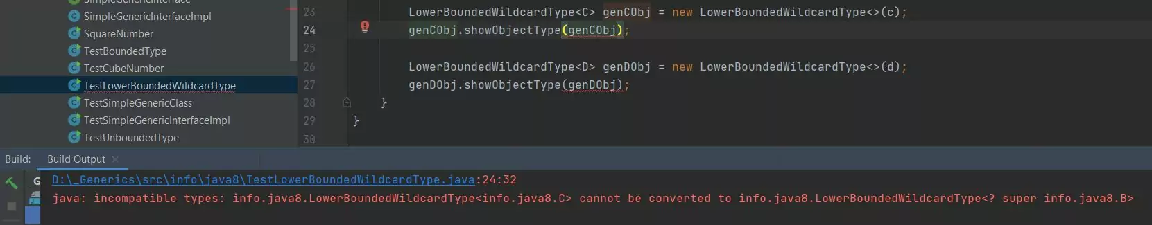 Rebuild test lower bounded wildcard type class Rebuild test lower bounded wilcard type class