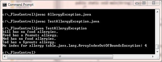run allergy exception run allergy exception