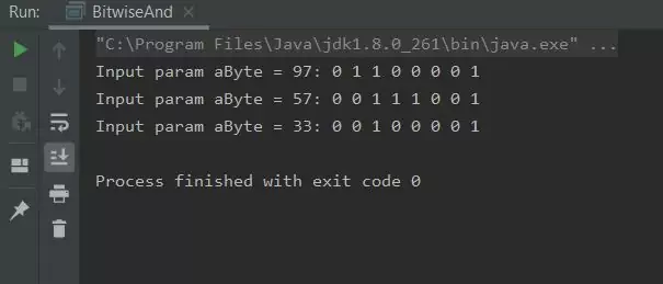 run bitwise and run bitwise and