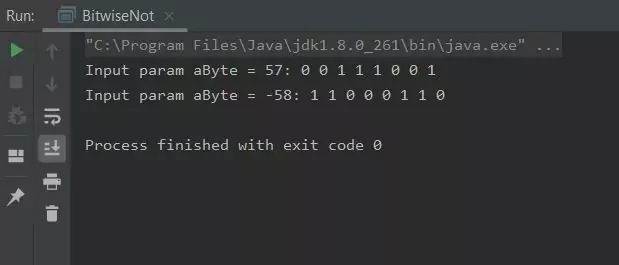 run bitwise not run bitwise not
