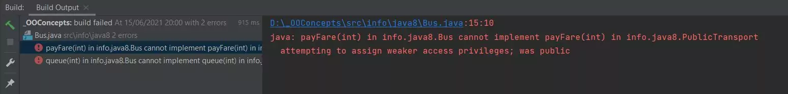 run Bus class implementation run Bus class implementation