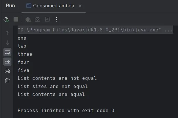 run ConsumerLambda class run ConsumerLambda class