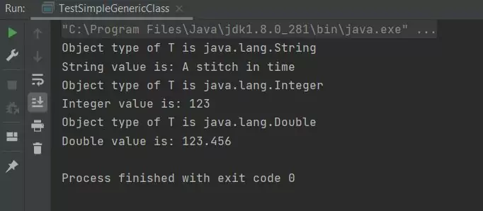 Run generic class Run generic class