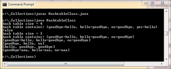 Run linked hash table class Run linked hash table class