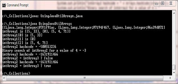 Run Arrays class Run Arrays class