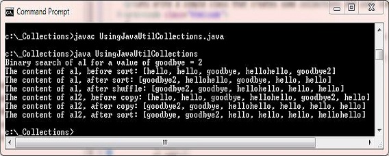 Run Collections class Run Collections class