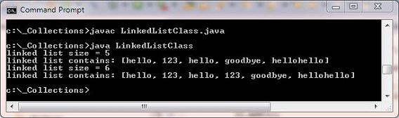 Run linked list class Run linked list class