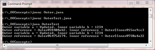 run outer test run outer test