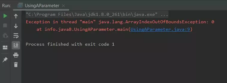 run parameter 1 run parameter 1