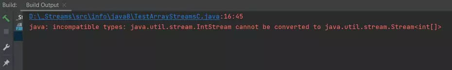 Run TestArrayStreamC class Run TestArrayStreamsC class