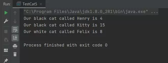 run TestCat5 run TestCat5