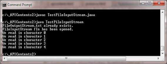 run test fileinputstream run test fileinputstream