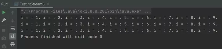Run TestIntStreamB class Run TestIntStreamB class
