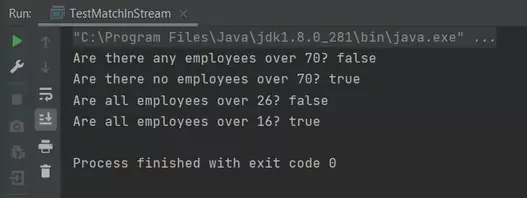 Run TestMatchInStream class Run TestMatchInStream class