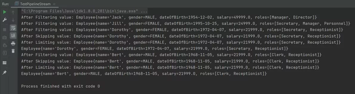 Run TestPipelineStream class 2 Run TestPipelineStream class 2