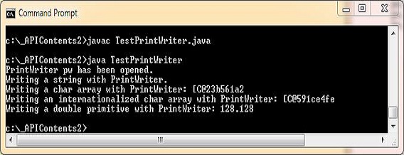 run test printwriter run test printwriter
