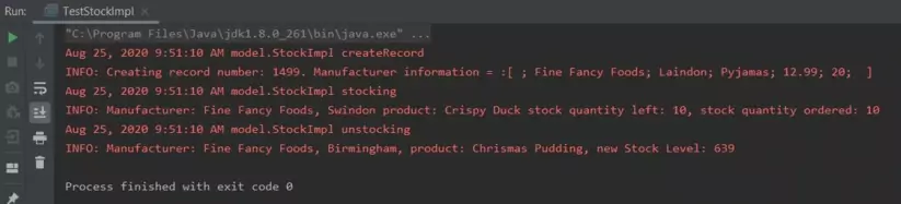 run test StockImpl run test StockImpl