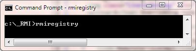 start rmi registry start rmi registry