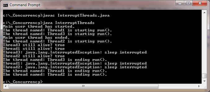 test interrupt thread2 test interrupt thread2